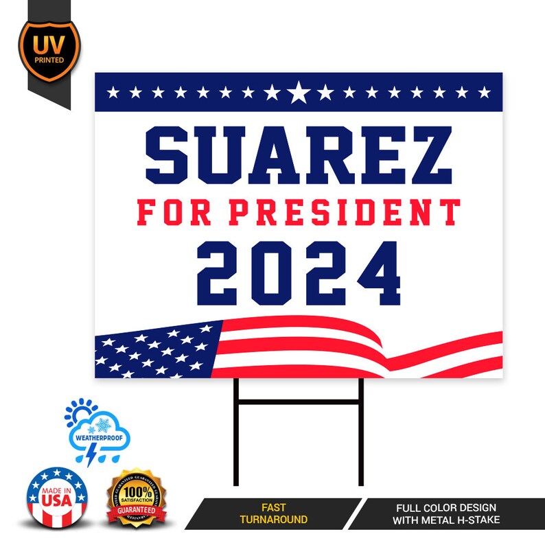 Francis Suarez 2024 Yard Sign