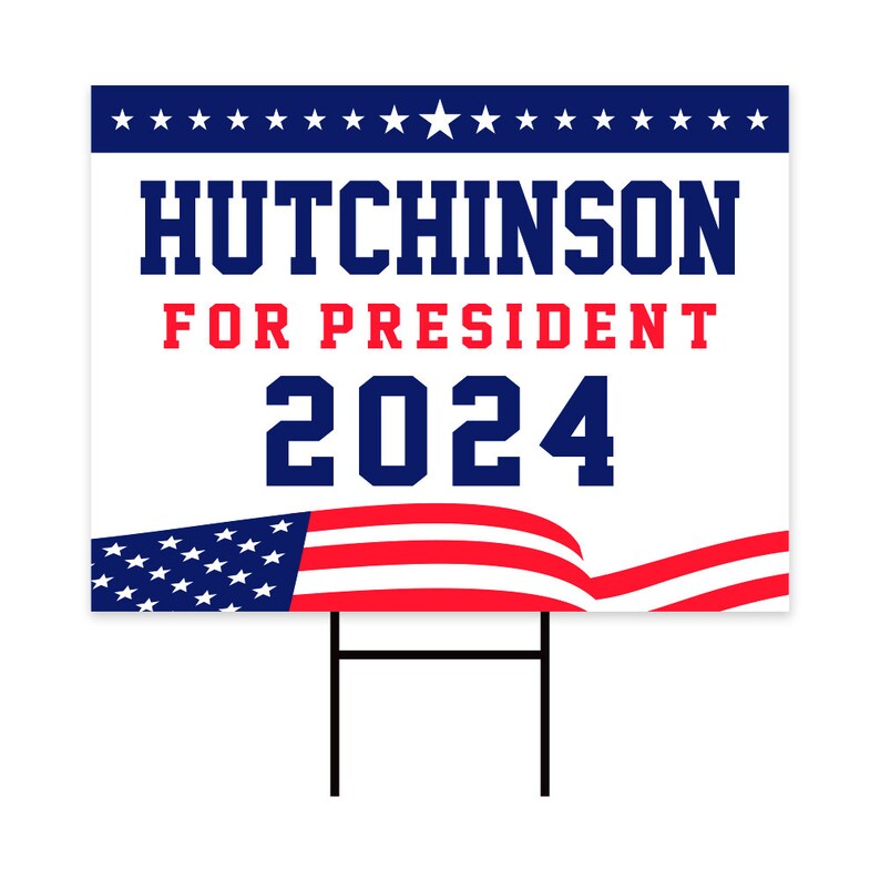 Asa Hutchinson 2024 Yard Sign