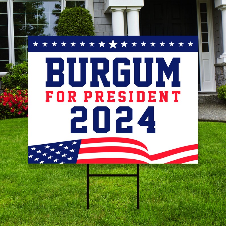 Burgum 2024 Yard Sign