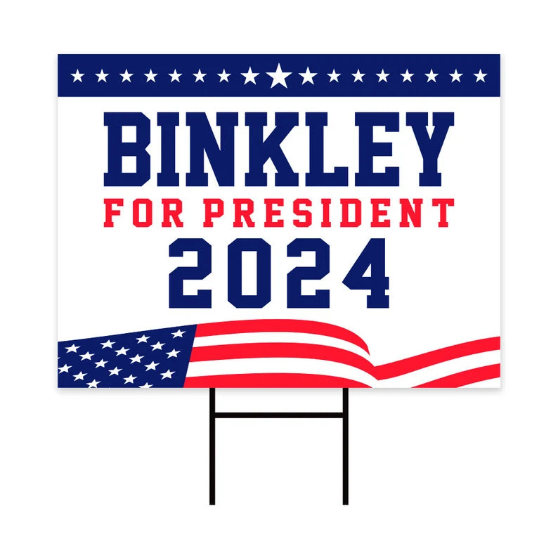 Ryan Binkley 2024 Yard Sign
