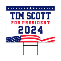 Tim Scott 2024 Yard Sign