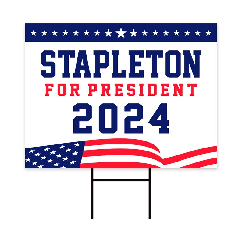 Corey Stapleton 2024 Yard Sign
