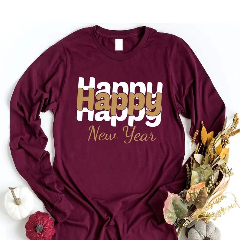 Happy New Year 2026 Long Sleeve T-Shirt, New Years Eve Party Unisex Long Sleeve Shirt, Hello 2026 Shirt For Kids, 2026 Happy New Years Shirt