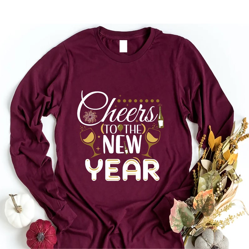 Happy New Year 2026 Long Sleeve T-Shirt, New Year Eve Party Unisex Long Sleeve Shirt, Hello 2026 Shirt, 2026 Cheers To The New Year Shirt