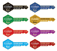 Personalized Real Estate Marketing Key Cutout Sign, Customized Realtor Social Media Photo Props