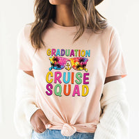 Custom Graduation Cruise 2026 Shirt, Personalized Class Of 2026 Shirt, Matching Family Grad Vacation T-Shirts, Unisex Graduate Holiday Shirt
