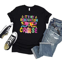 Custom Graduation Cruise 2026 Shirt, Personalized Class Of 2026 Shirt, Matching Family Grad Vacation T-Shirts, Unisex Graduate Holiday Shirt