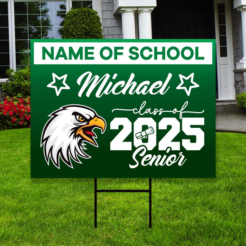 Personalized Graduation 2025 Yard Sign