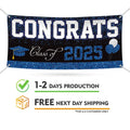 Congrats Grad 2025 Banner Sign