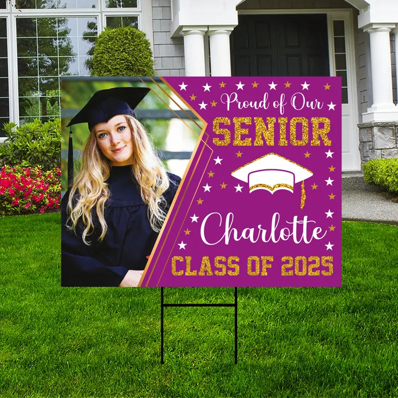 Personalized Graduation 2025 Yard Sign