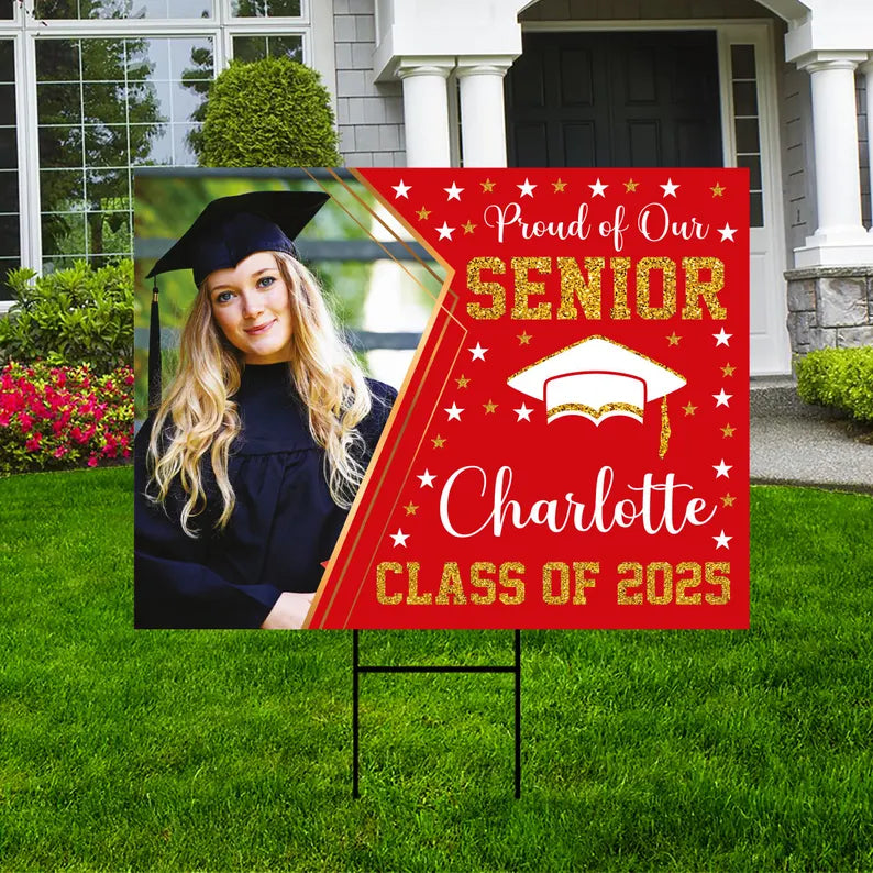 Personalized Graduation 2025 Yard Sign