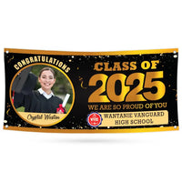 Graduation 2025 Personalized Photo Banner Sign