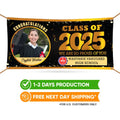 Graduation 2025 Personalized Photo Banner Sign