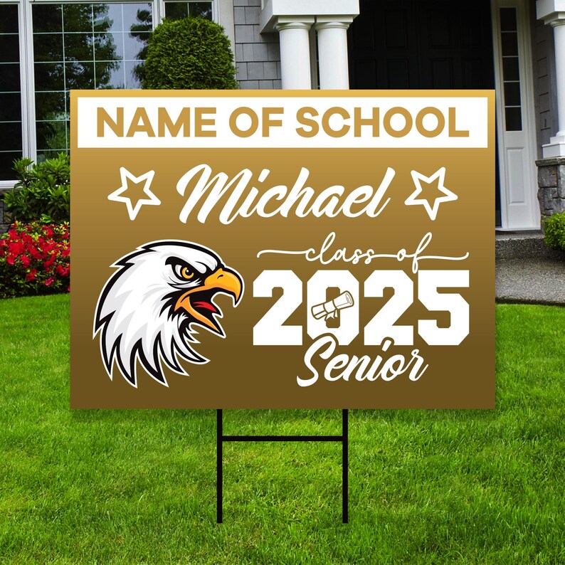Personalized Graduation 2025 Yard Sign