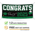 Congrats Grad 2025 Banner Sign