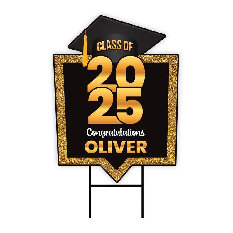 Personalized Graduation Yard Sign 2025