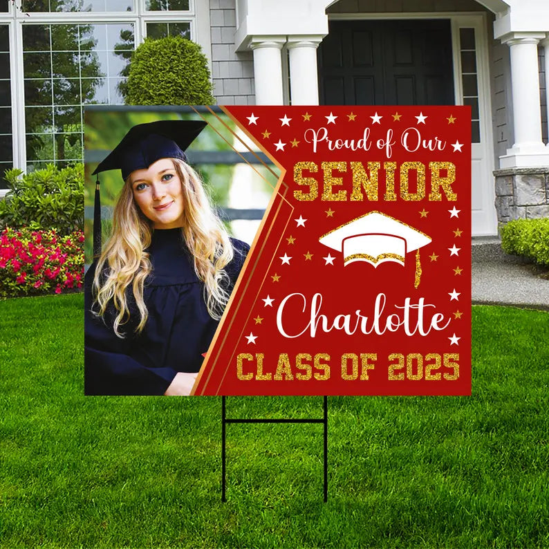 Personalized Graduation 2025 Yard Sign