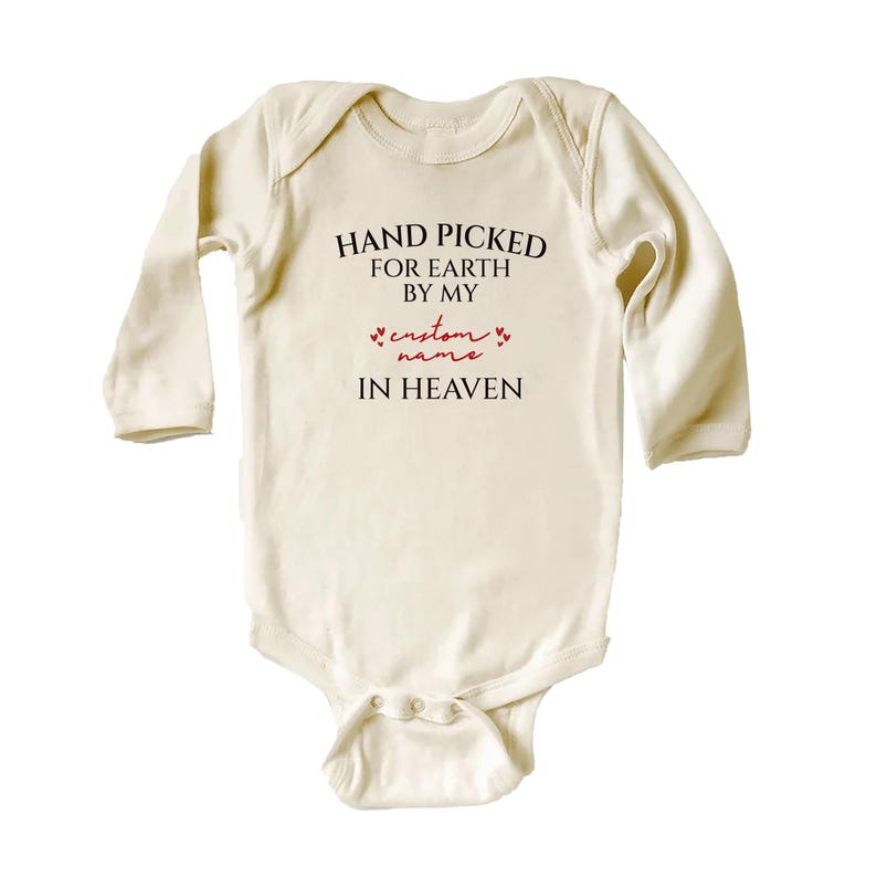 Handpicked for Earth Baby Shirt, Baby Shower or Memorial Gift