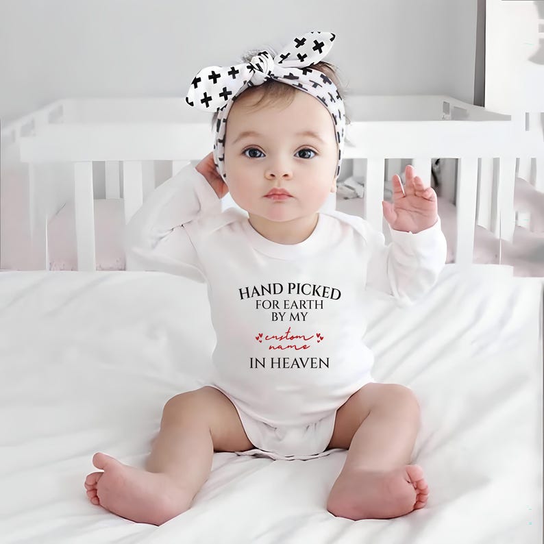 Handpicked for Earth Baby Shirt, Baby Shower or Memorial Gift