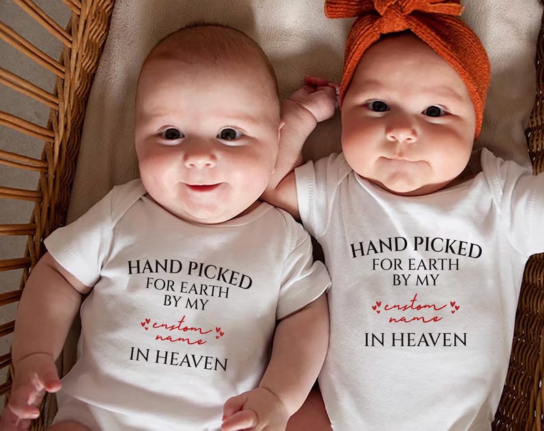 Handpicked for Earth Baby Shirt, Baby Shower or Memorial Gift
