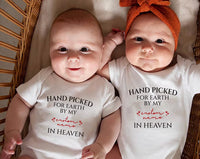 Handpicked for Earth Baby Shirt, Baby Shower or Memorial Gift