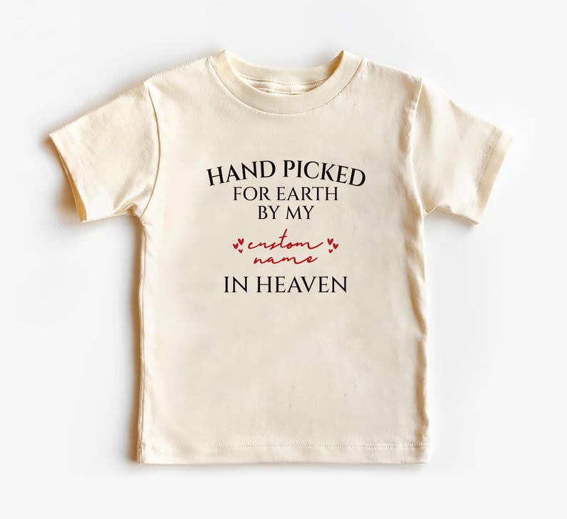 Handpicked for Earth Baby Shirt, Baby Shower or Memorial Gift