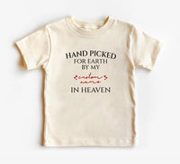 Handpicked for Earth Baby Shirt, Baby Shower or Memorial Gift