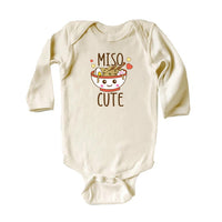Miso Cute Baby Shirt, Unisex Baby Outfit, Hipster Baby Gift Idea