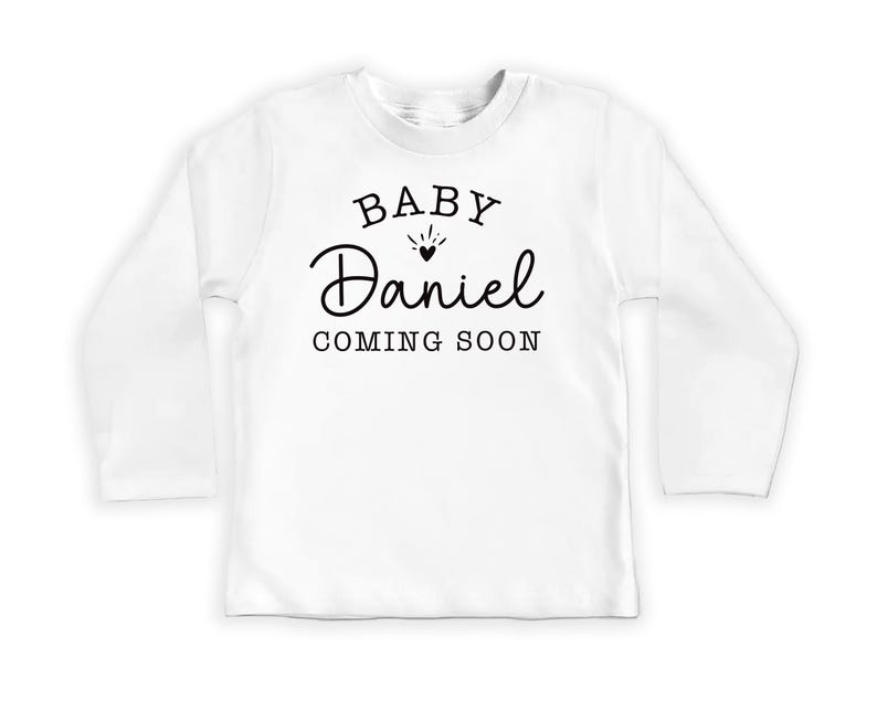 Personalized Announcement Baby Bodysuit