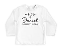 Personalized Announcement Baby Bodysuit