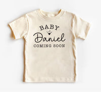 Personalized Announcement Baby Bodysuit
