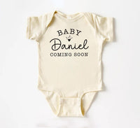 Personalized Announcement Baby Bodysuit