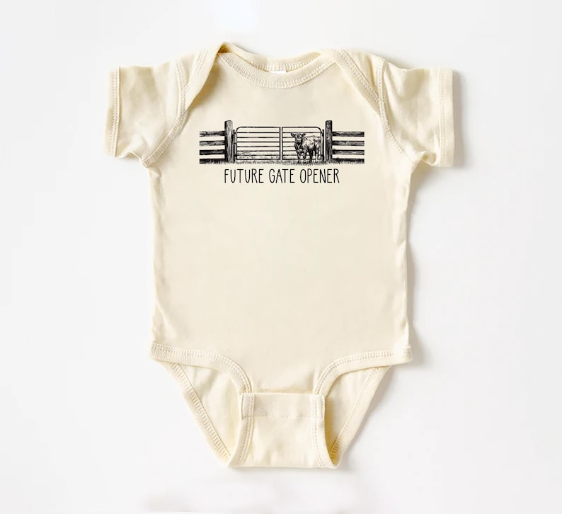 Future Gate Opener Baby Sweatshirt, Cute Country Baby Outfit