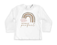 His Plan Is Perfect Baby Bodysuit, Rainbow Christian Baby Outfit