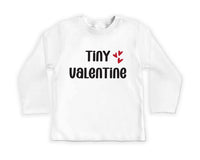 Tiny Valentine Baby Bodysuit, Adorable Valentine's Outfit for Boys and Girls