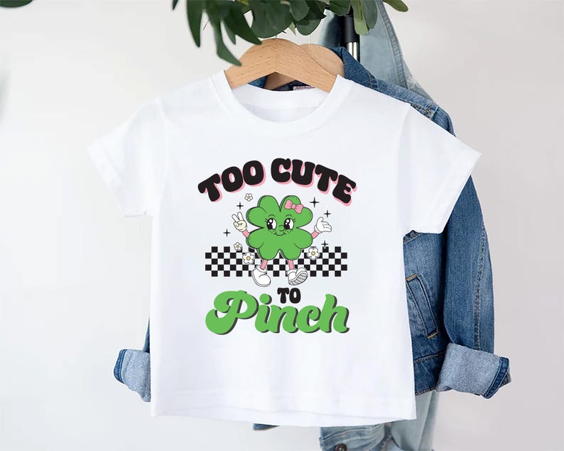 Too Cute to Pinch Baby Sweatshirt, St. Patrick's Day Baby Outfit