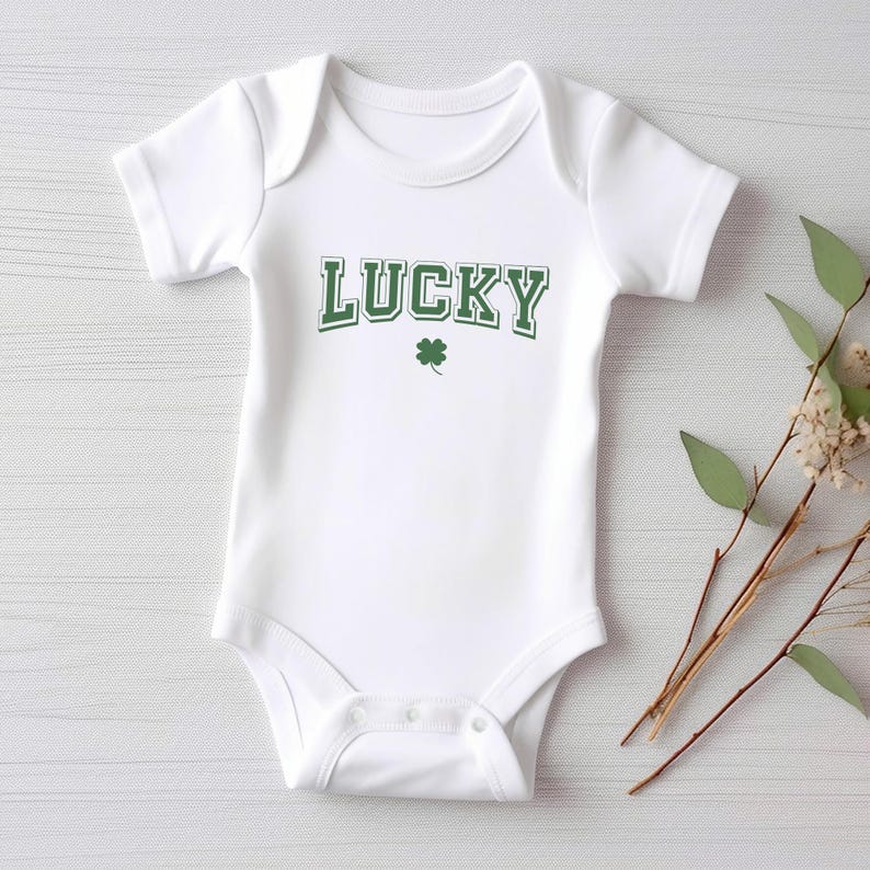 Lucky Baby Baby Bodysuit, St. Patrick's Day Baby Outfit