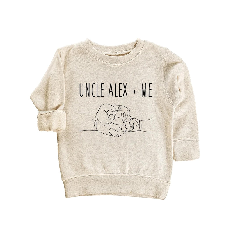 Custom Uncle + Me Baby Bodysuit, Adorable Gift for Nephew | Niece