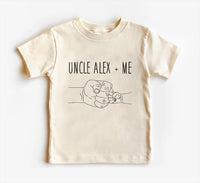 Custom Uncle + Me Baby Bodysuit, Adorable Gift for Nephew | Niece
