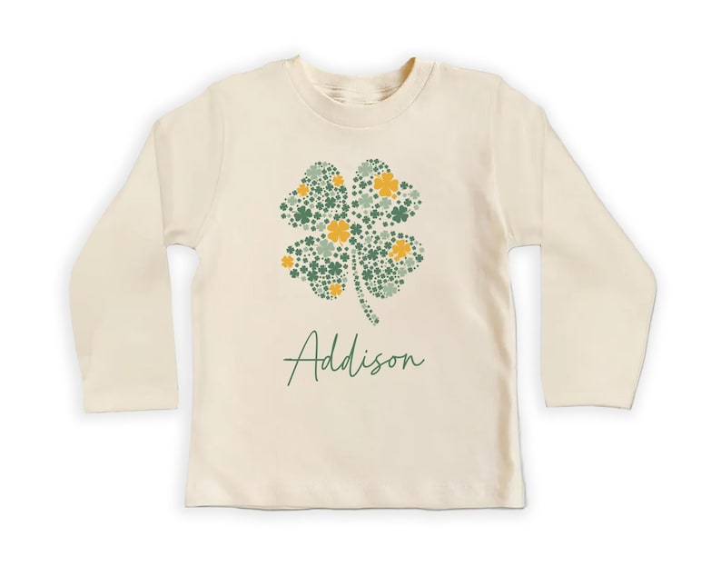 Personalized St Patrick's Day Baby Shirt, Adorable Irish Outfit