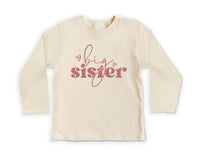 Big Sister Baby Shirt, Adorable Big Sister Gift for Girls, Pregnancy Announcement Pullover