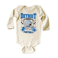 Detroit Vintage Style Baby Bodysuit, Classic Pullover for Fans Sunday Apparel