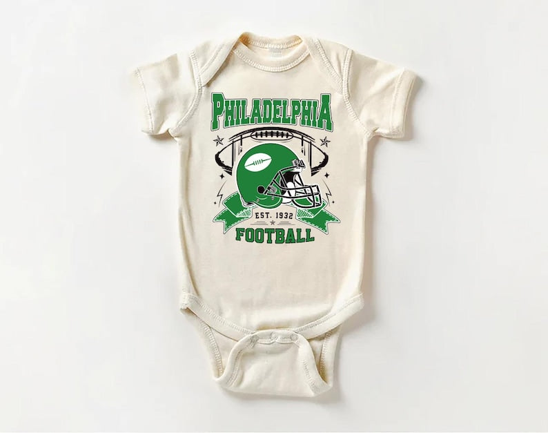 Philadelphia Football Baby Shirt, Classic Sunday Football Apparel