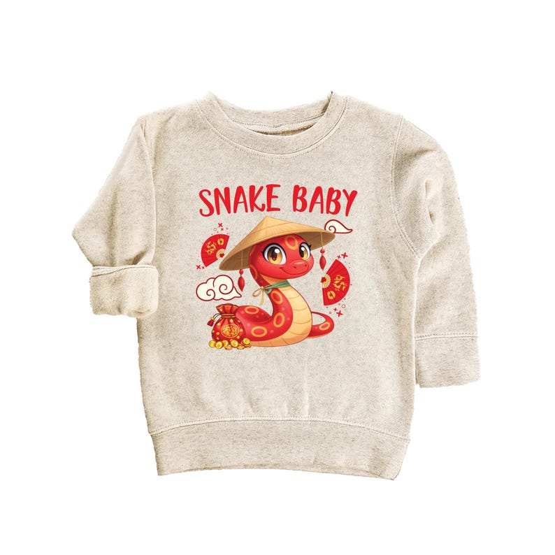 Happy New Year of The Snake Baby Sweatshirt