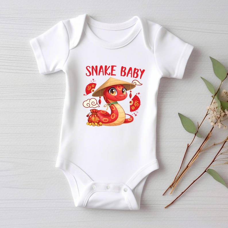 Happy New Year of The Snake Baby Sweatshirt
