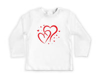 Valentine's Day Baby Bodysuit, Love Hearts Baby Outfit