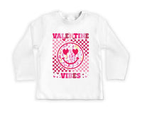 Valentine Vibes Baby Bodysuit, Heart Valentine's Day Outfit