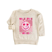 Valentine Vibes Baby Bodysuit, Heart Valentine's Day Outfit