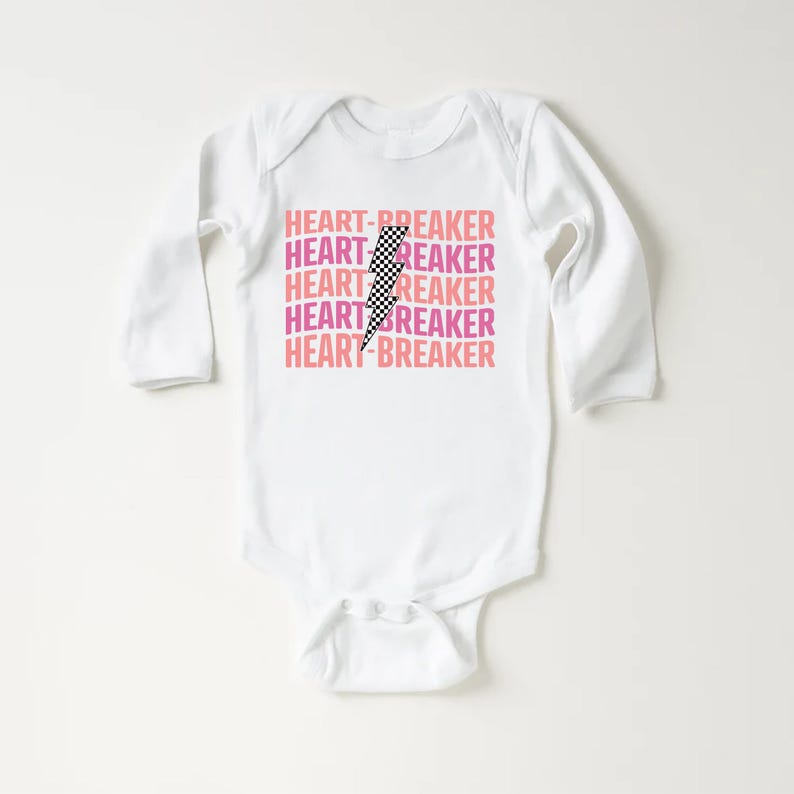 Heart Breaker Baby Sweatshirt, Valentine's Day Kids Outfit