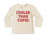 Cooler Than Cupid Baby Sweatshirt, Cute Valentine Day Kids Outfit